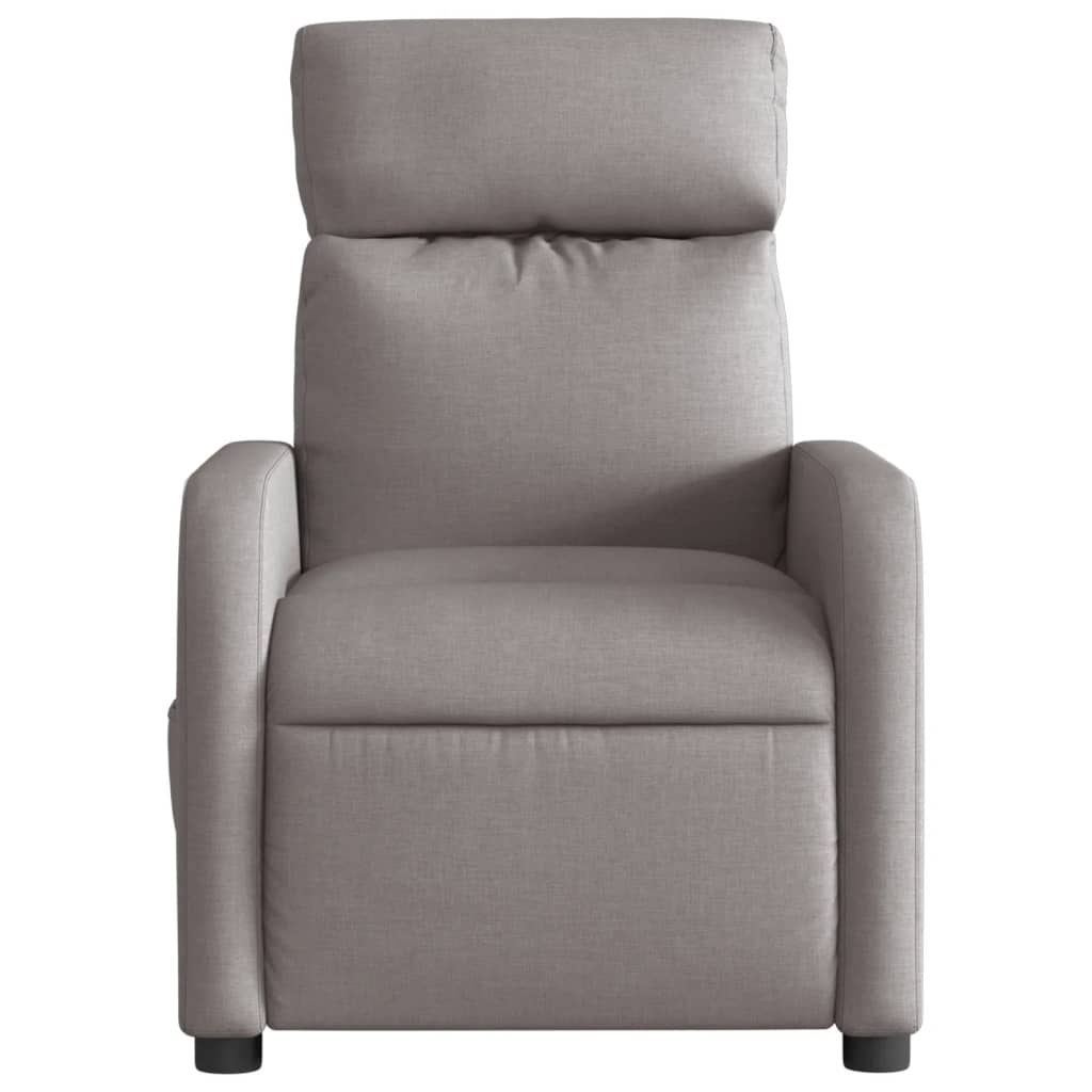 Massagestoel elektrisch verstelbaar stof taupe is nu te koop bij PeponiXL, paradijselijk wonen!