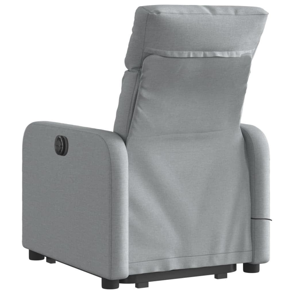 Sta-op-massagestoel verstelbaar stof lichtgrijs is nu te koop bij PeponiXL, paradijselijk wonen!