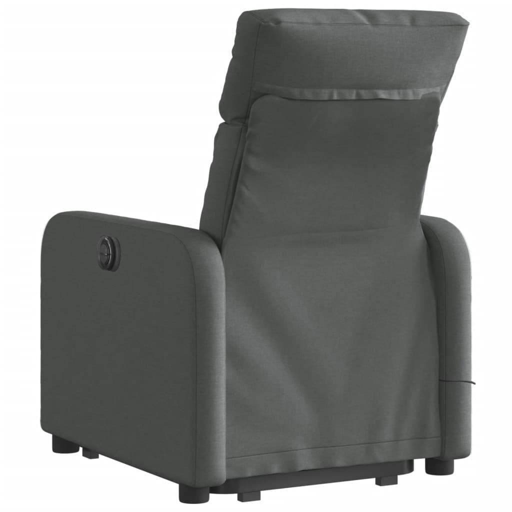 Sta-op-massagestoel elektrisch verstelbaar stof donkergrijs is nu te koop bij PeponiXL, paradijselijk wonen!