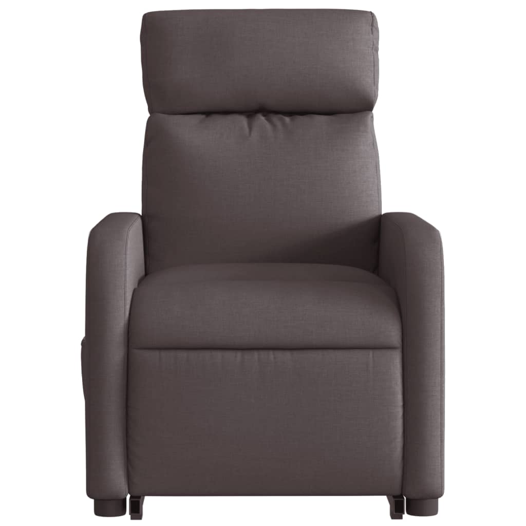 Sta-op-massagestoel elektrisch verstelbaar stof donkerbruin is nu te koop bij PeponiXL, paradijselijk wonen!