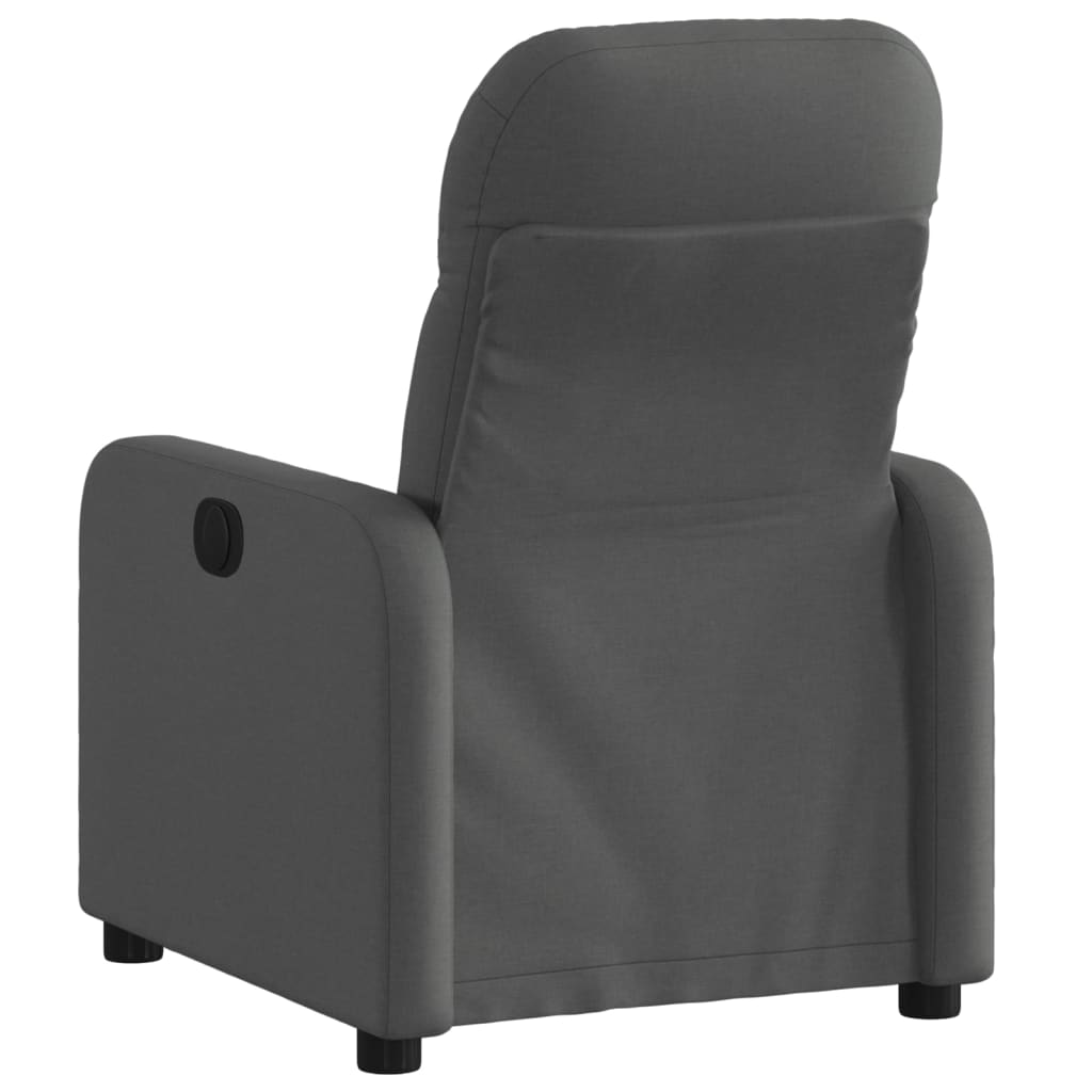 Fauteuil elektrisch verstelbaar stof donkergrijs is nu te koop bij PeponiXL, paradijselijk wonen!