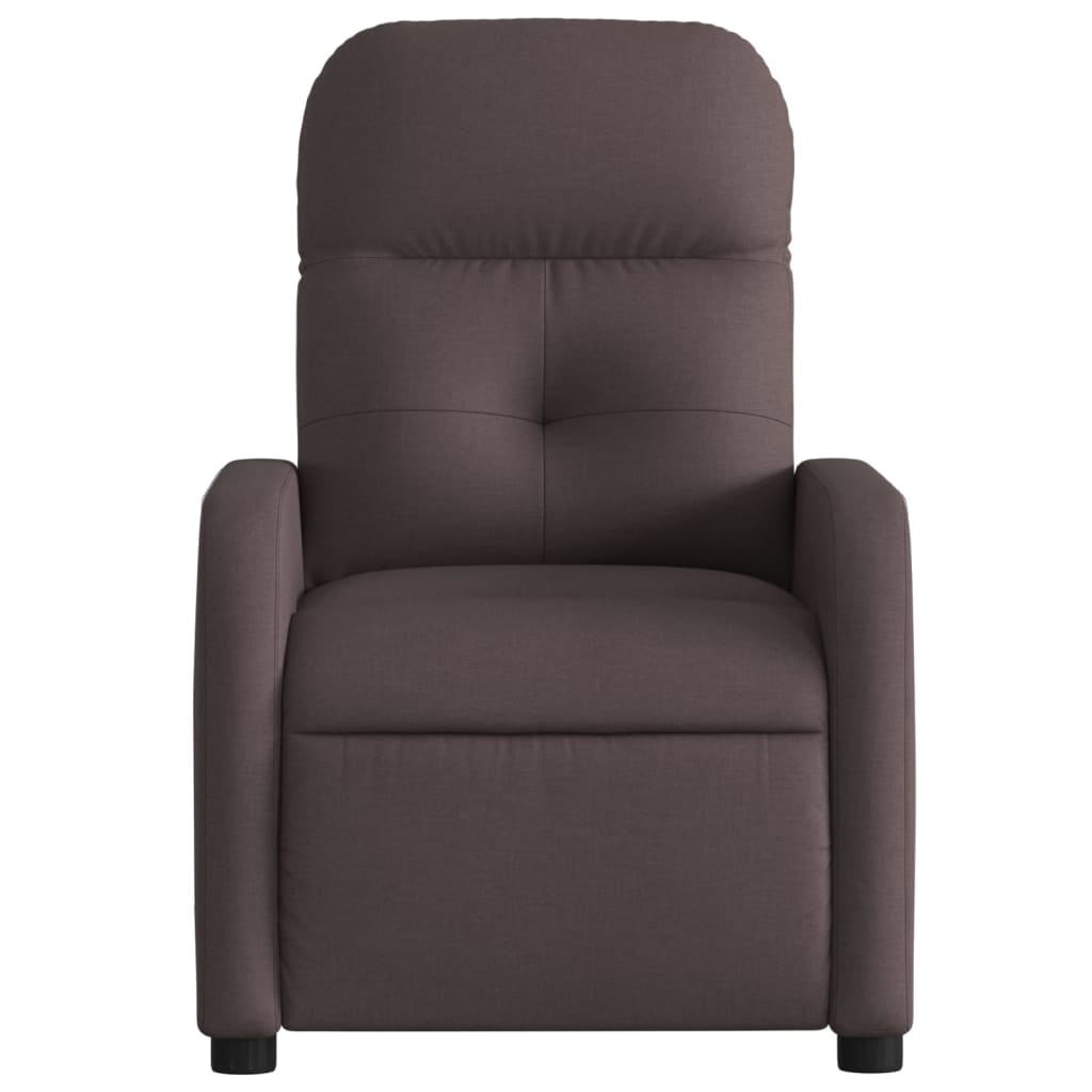 Fauteuil verstelbaar elektrisch stof donkerbruin is nu te koop bij PeponiXL, paradijselijk wonen!