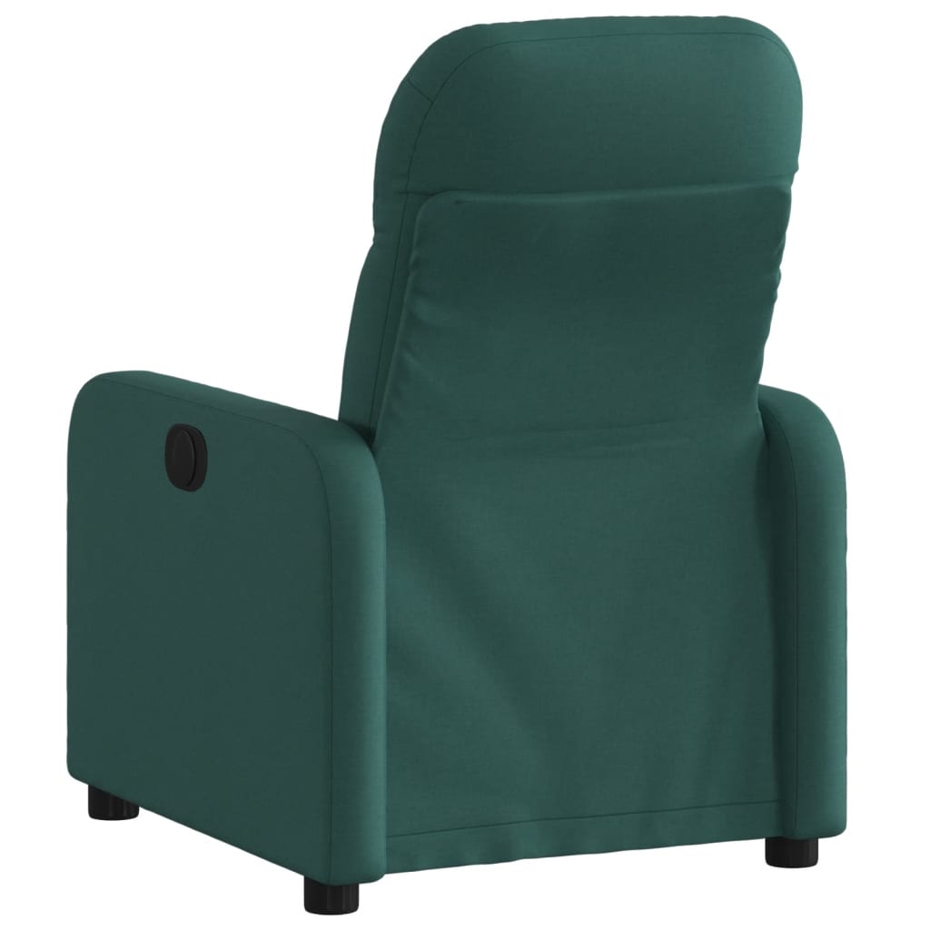 Fauteuil verstelbaar elektrisch stof donkergroen is nu te koop bij PeponiXL, paradijselijk wonen!