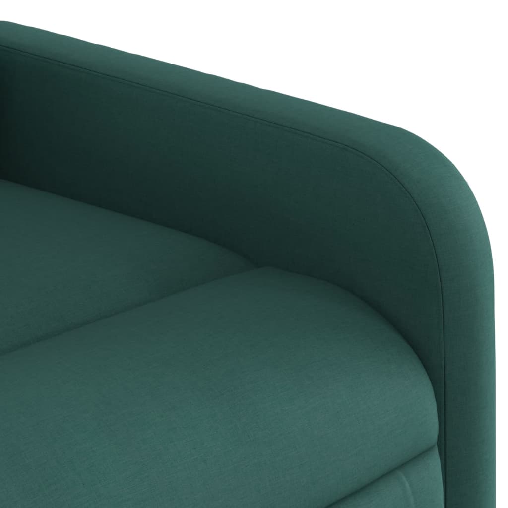 Fauteuil verstelbaar elektrisch stof donkergroen is nu te koop bij PeponiXL, paradijselijk wonen!
