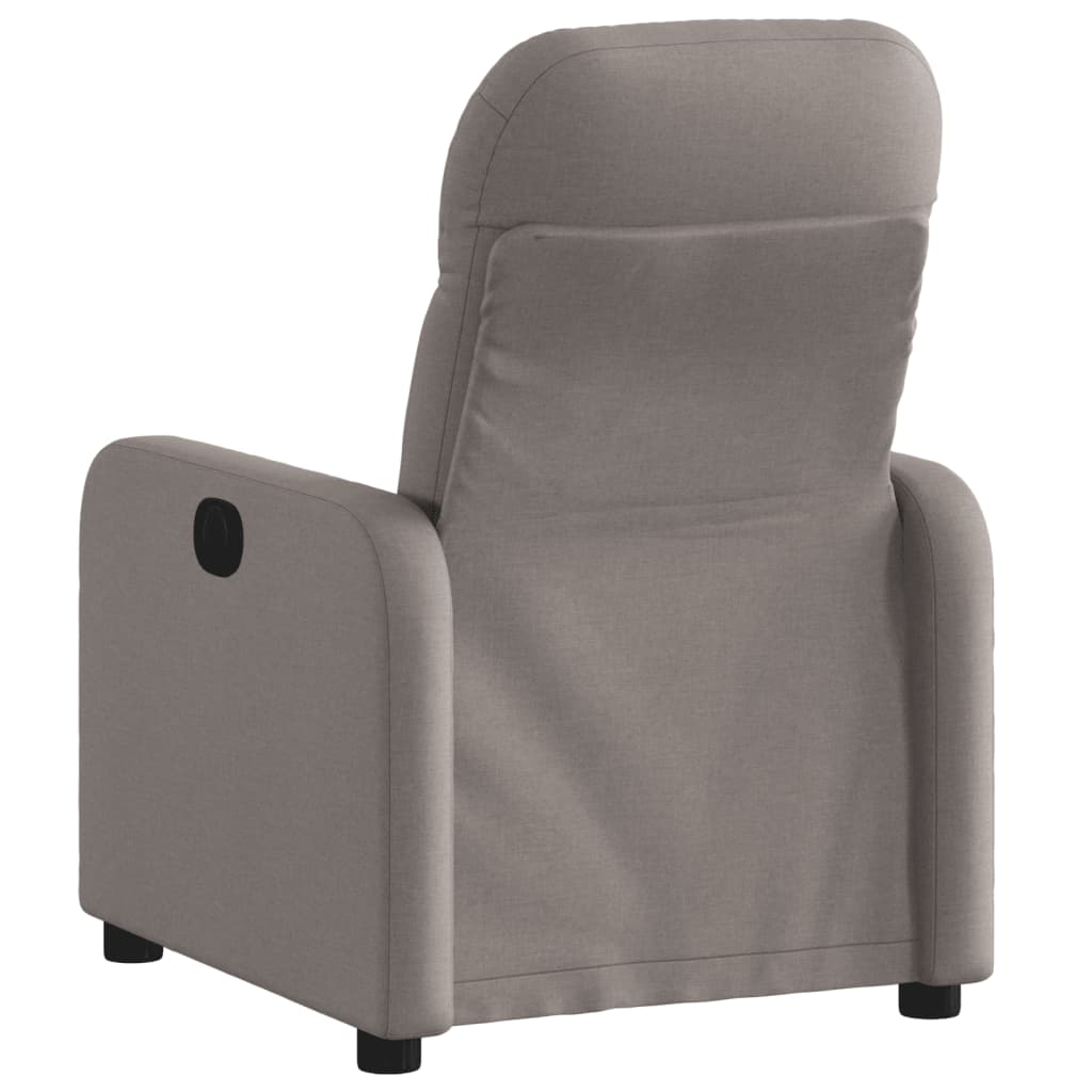 Fauteuil verstelbaar elektrisch stof taupe is nu te koop bij PeponiXL, paradijselijk wonen!