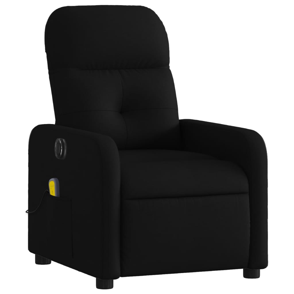 Massagestoel elektrisch verstelbaar stof zwart is nu te koop bij PeponiXL, paradijselijk wonen!