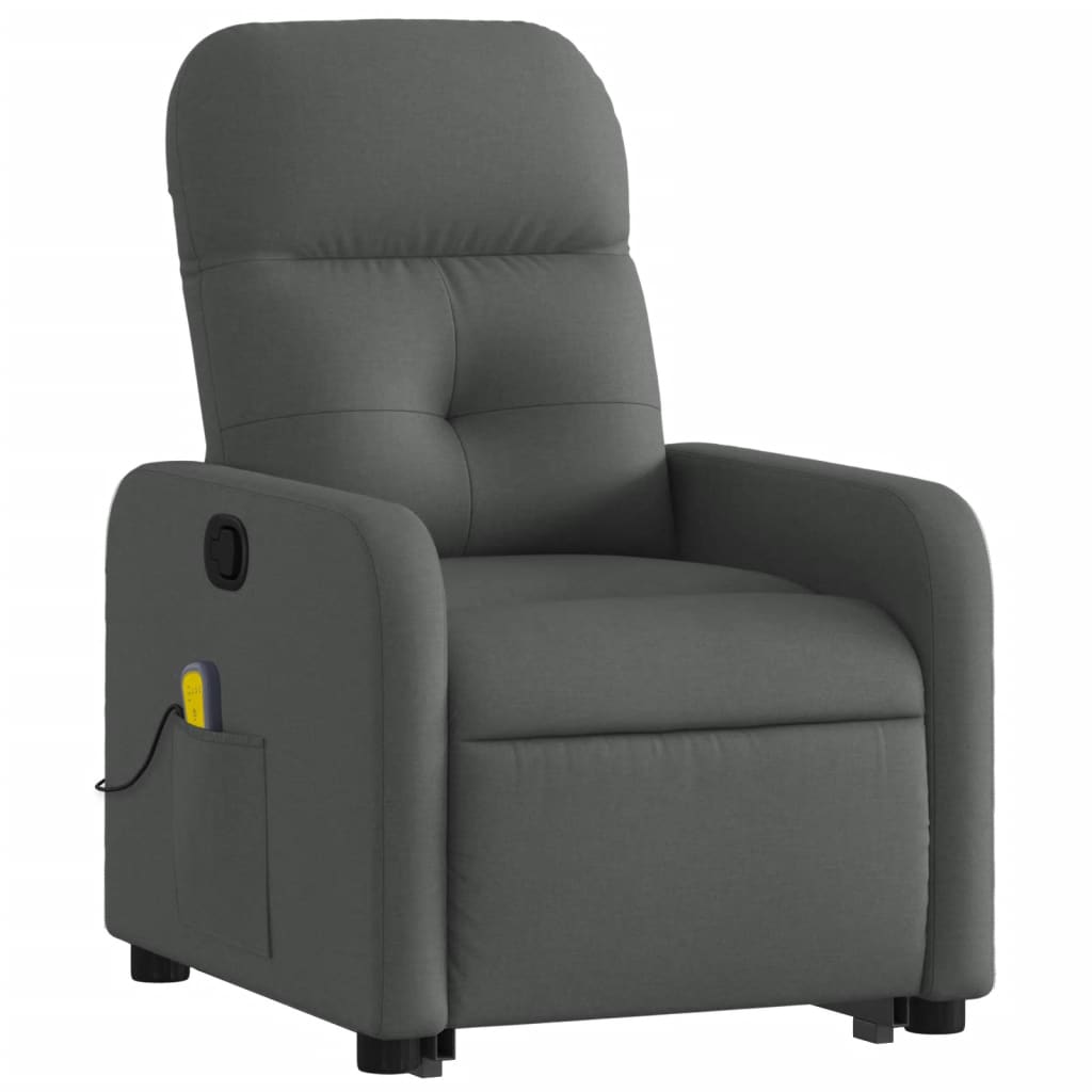 Sta-op-massagestoel verstelbaar stof donkergrijs is nu te koop bij PeponiXL, paradijselijk wonen!