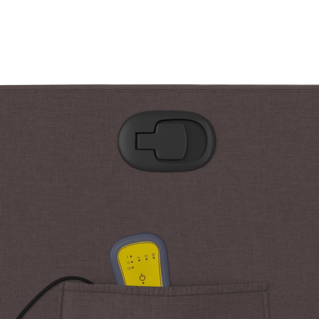 Sta-op-massagestoel verstelbaar stof donkerbruin is nu te koop bij PeponiXL, paradijselijk wonen!