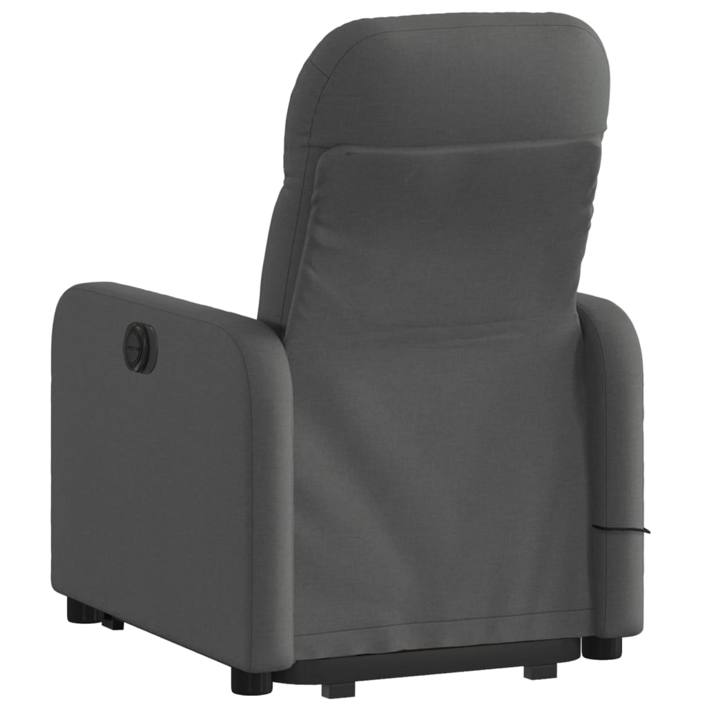 Sta-op-massagestoel elektrisch verstelbaar stof donkergrijs is nu te koop bij PeponiXL, paradijselijk wonen!