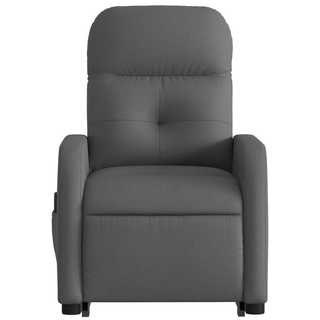 Sta-op-massagestoel elektrisch verstelbaar stof donkergrijs is nu te koop bij PeponiXL, paradijselijk wonen!