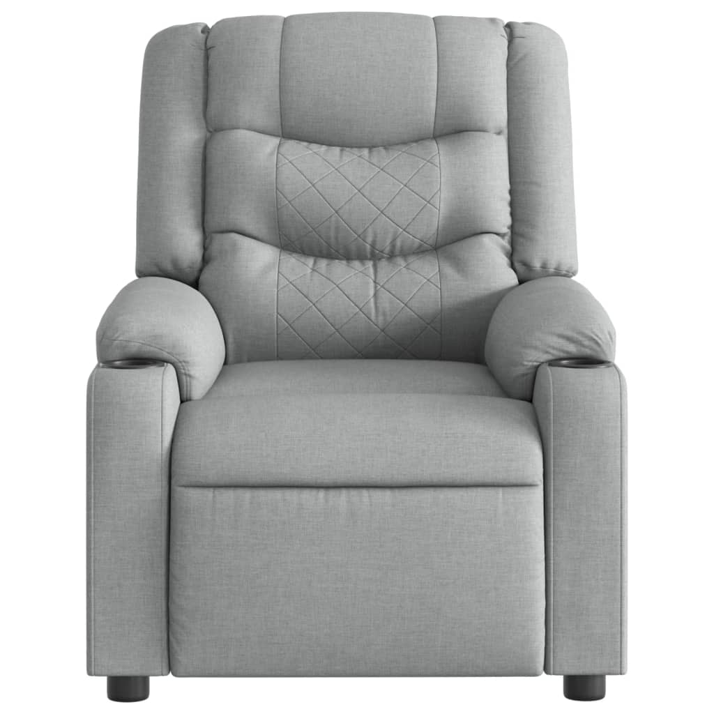 Massagestoel Lichtgrijze Stof is nu te koop bij PeponiXL, paradijselijk wonen!