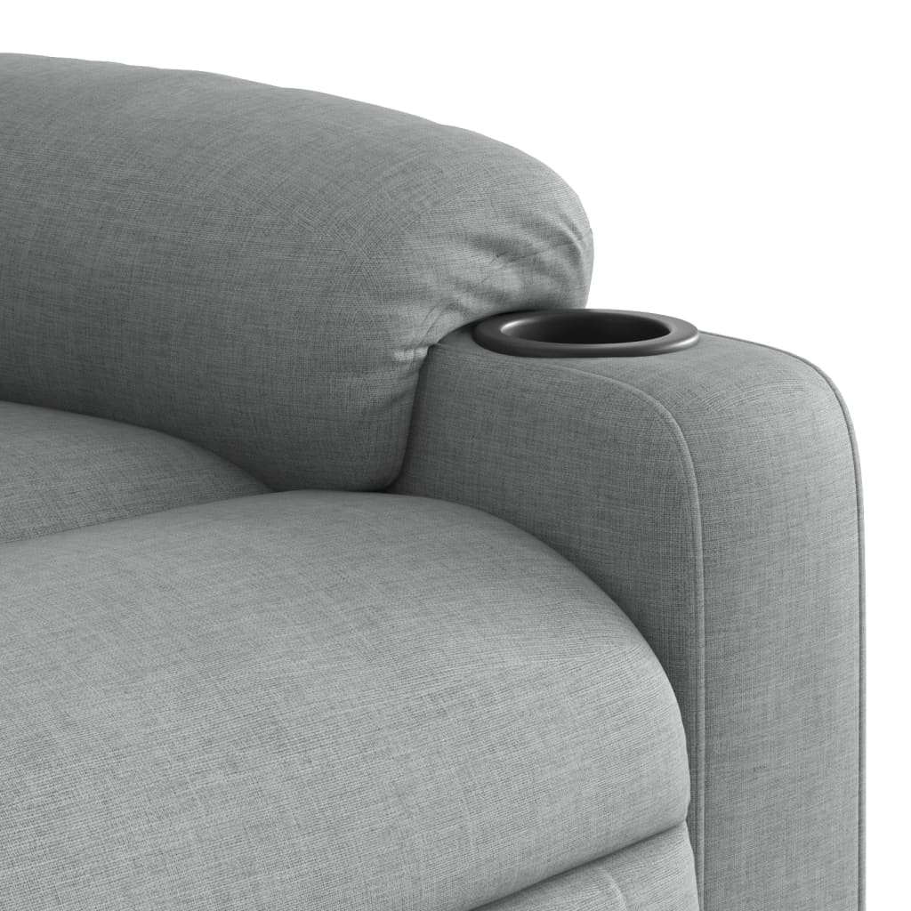 Massagestoel Lichtgrijze Stof is nu te koop bij PeponiXL, paradijselijk wonen!
