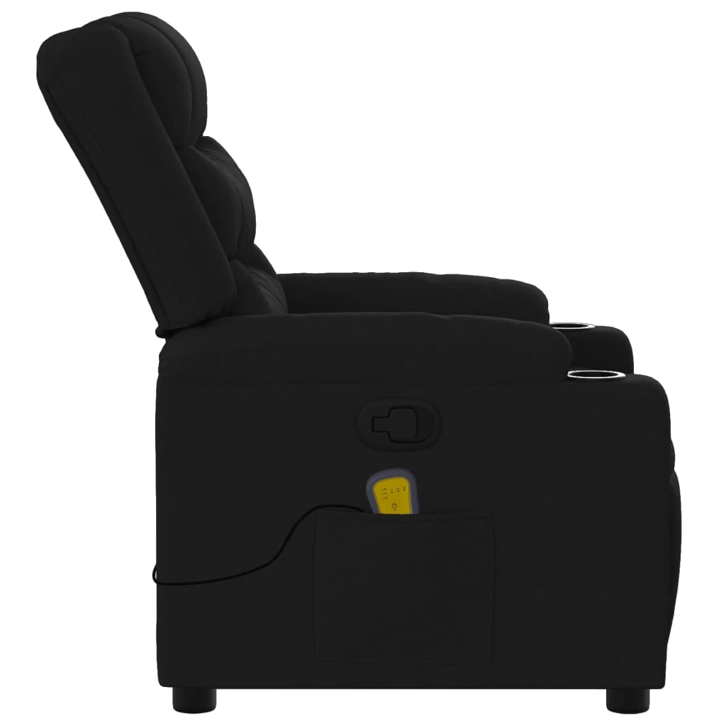 Massagestoel met zwarte stof is nu te koop bij PeponiXL, paradijselijk wonen!