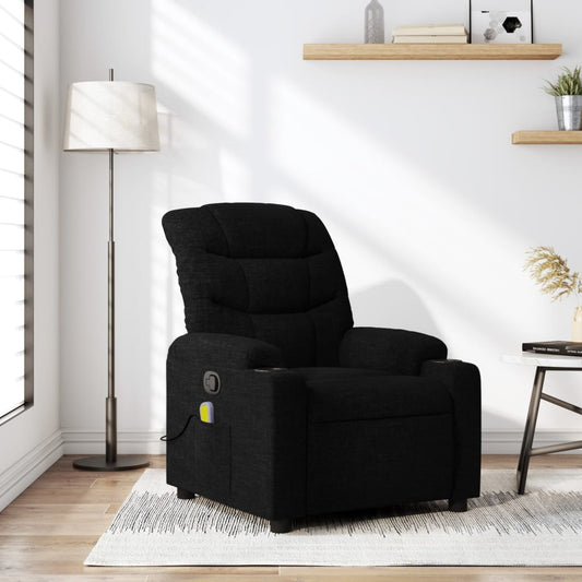 Massagestoel met zwarte stof is nu te koop bij PeponiXL, paradijselijk wonen!