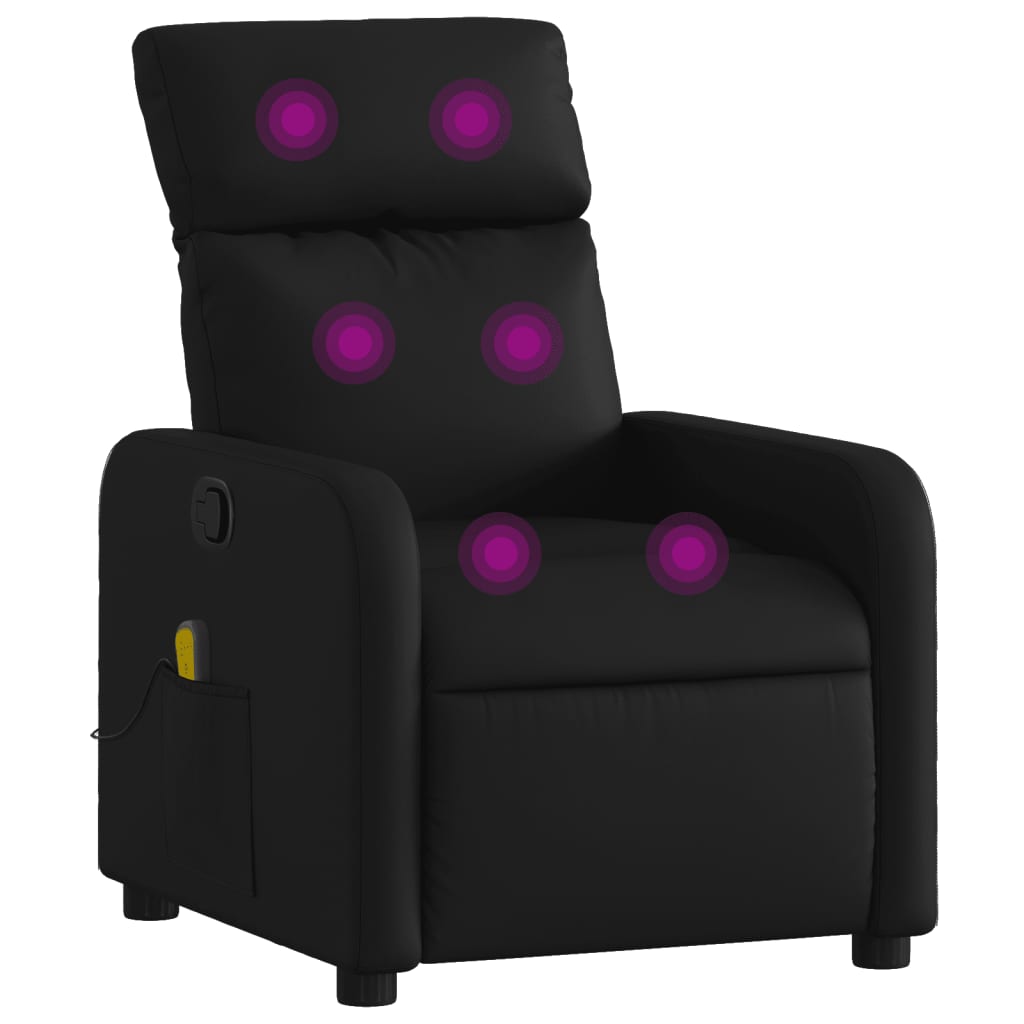 Massagestoel Kunstleer Zwart is nu te koop bij PeponiXL, paradijselijk wonen!