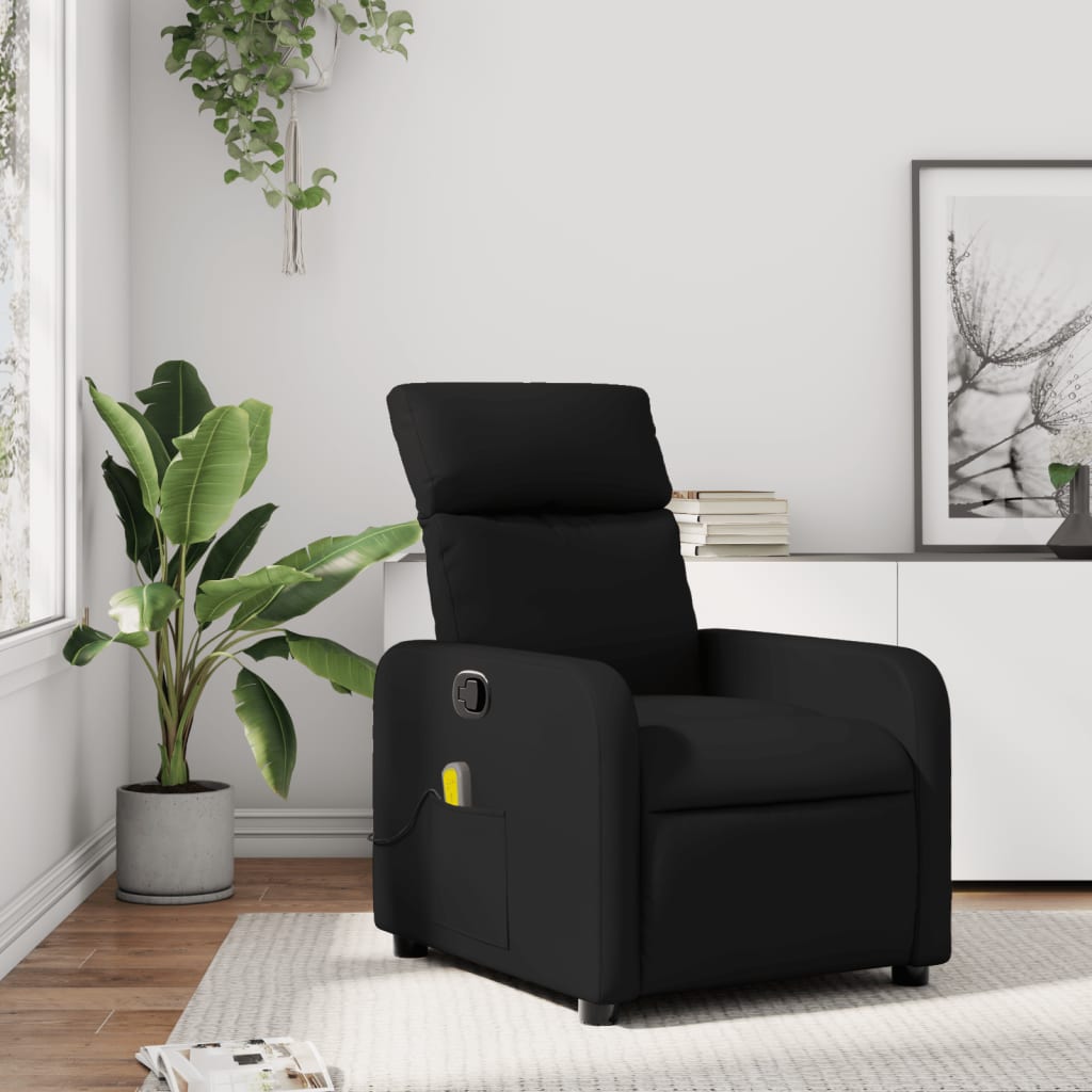 Massagestoel Kunstleer Zwart is nu te koop bij PeponiXL, paradijselijk wonen!