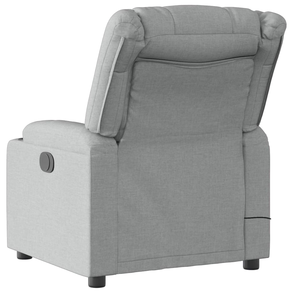 Massagestoel Lichtgrijze Stof is nu te koop bij PeponiXL, paradijselijk wonen!