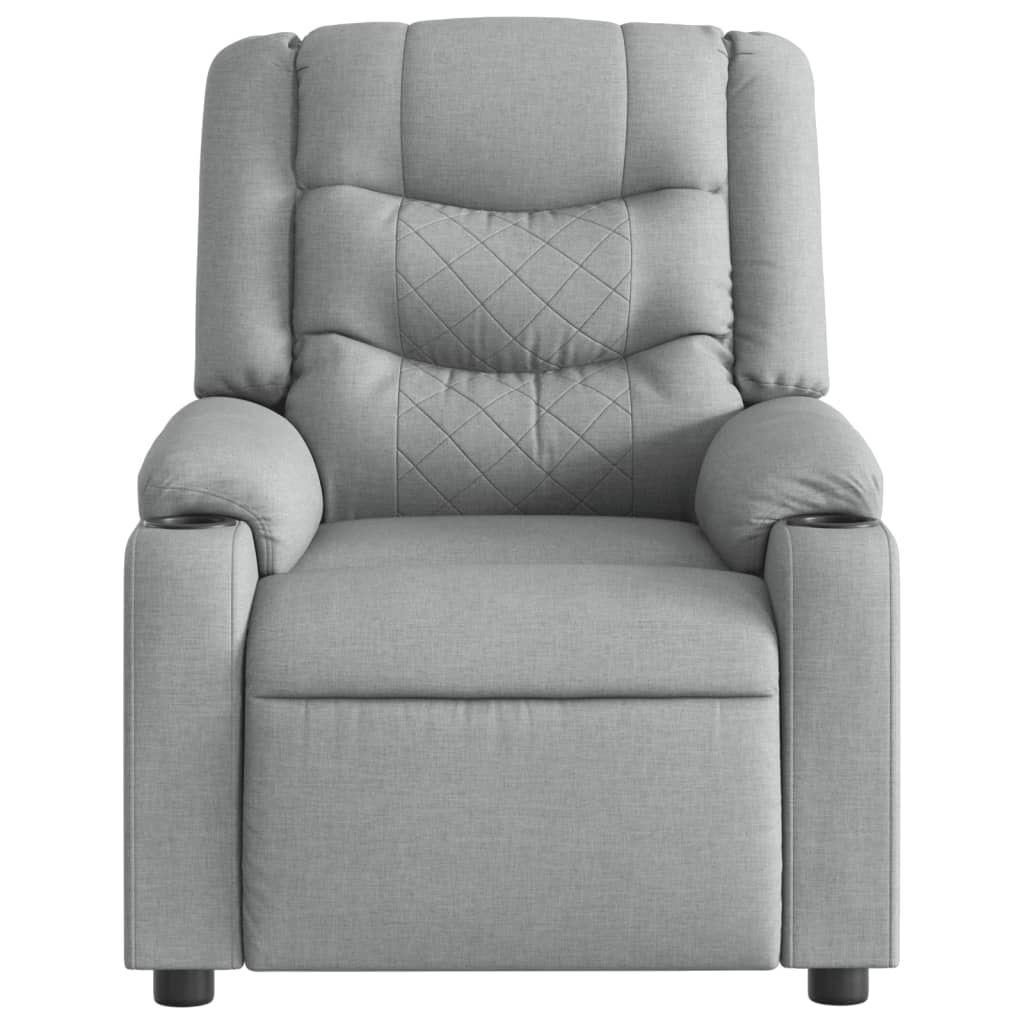 Massagestoel Lichtgrijze Stof is nu te koop bij PeponiXL, paradijselijk wonen!