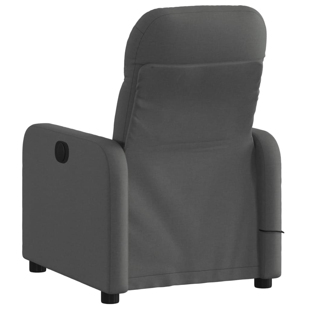 Massagestoel in donkergrijze stof is nu te koop bij PeponiXL, paradijselijk wonen!