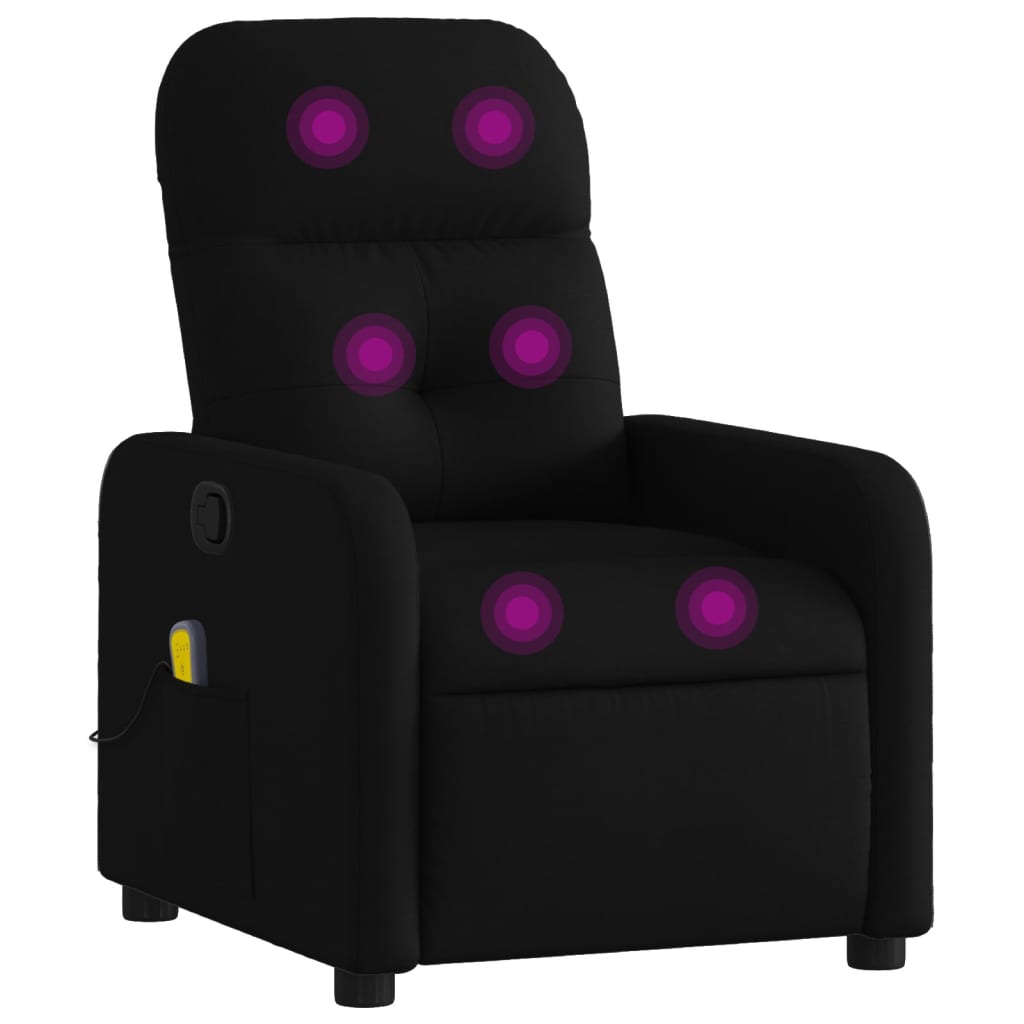 Massagestoel met zwarte stof is nu te koop bij PeponiXL, paradijselijk wonen!