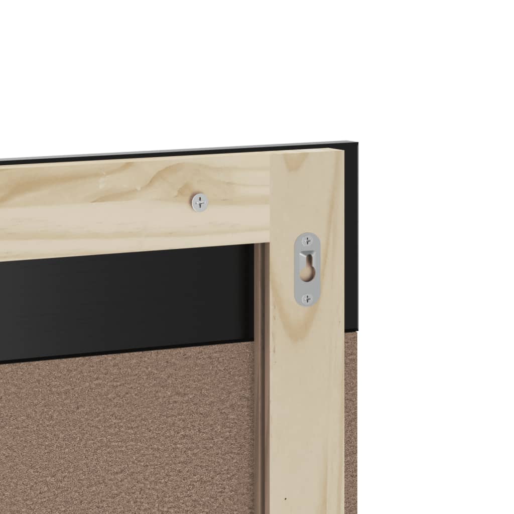 2-delige Badkamermeubelset BERG massief grenenhout zwart is nu te koop bij PeponiXL, paradijselijk wonen!