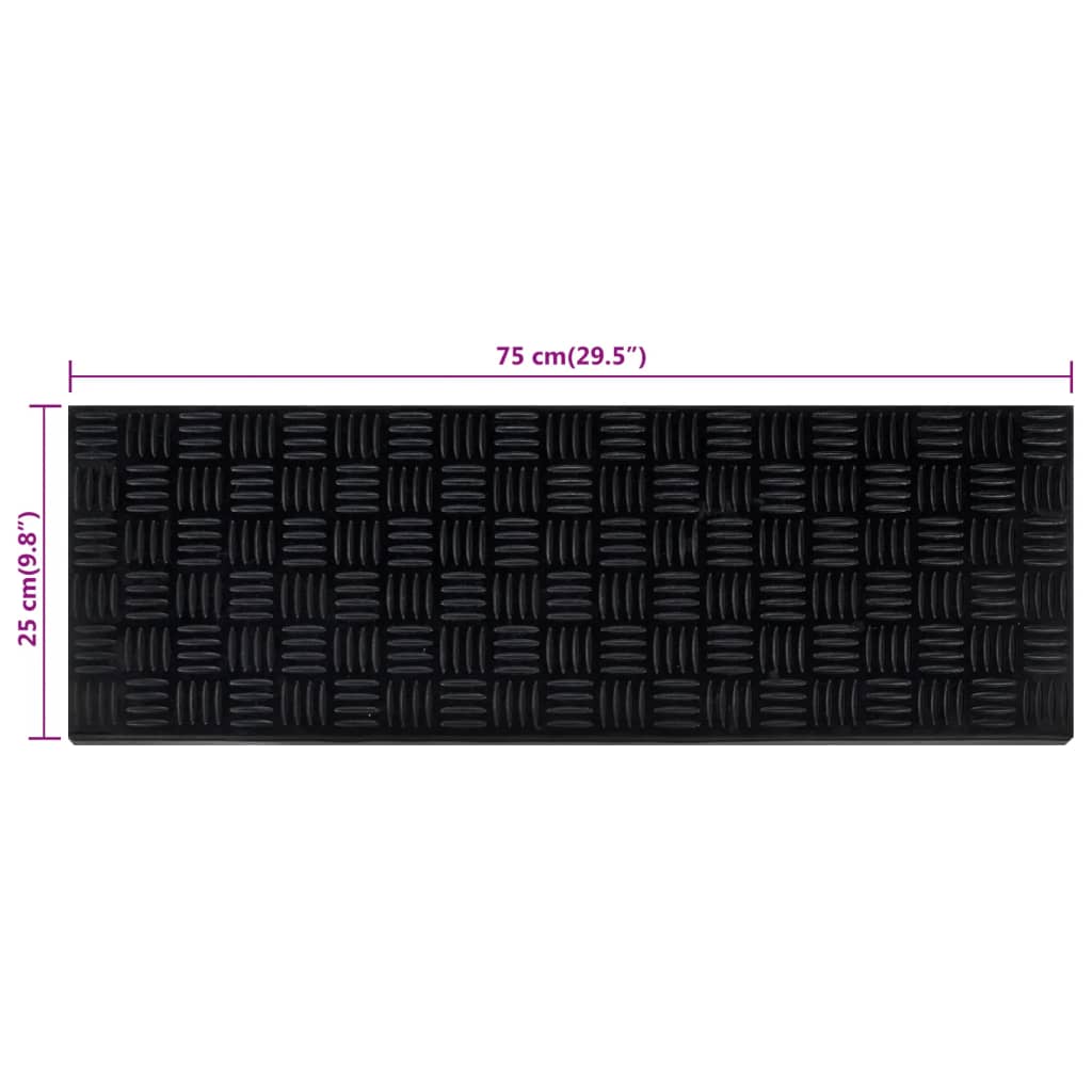 Trapmatten 5 st 25x75 cm rubber is nu te koop bij PeponiXL, paradijselijk wonen!