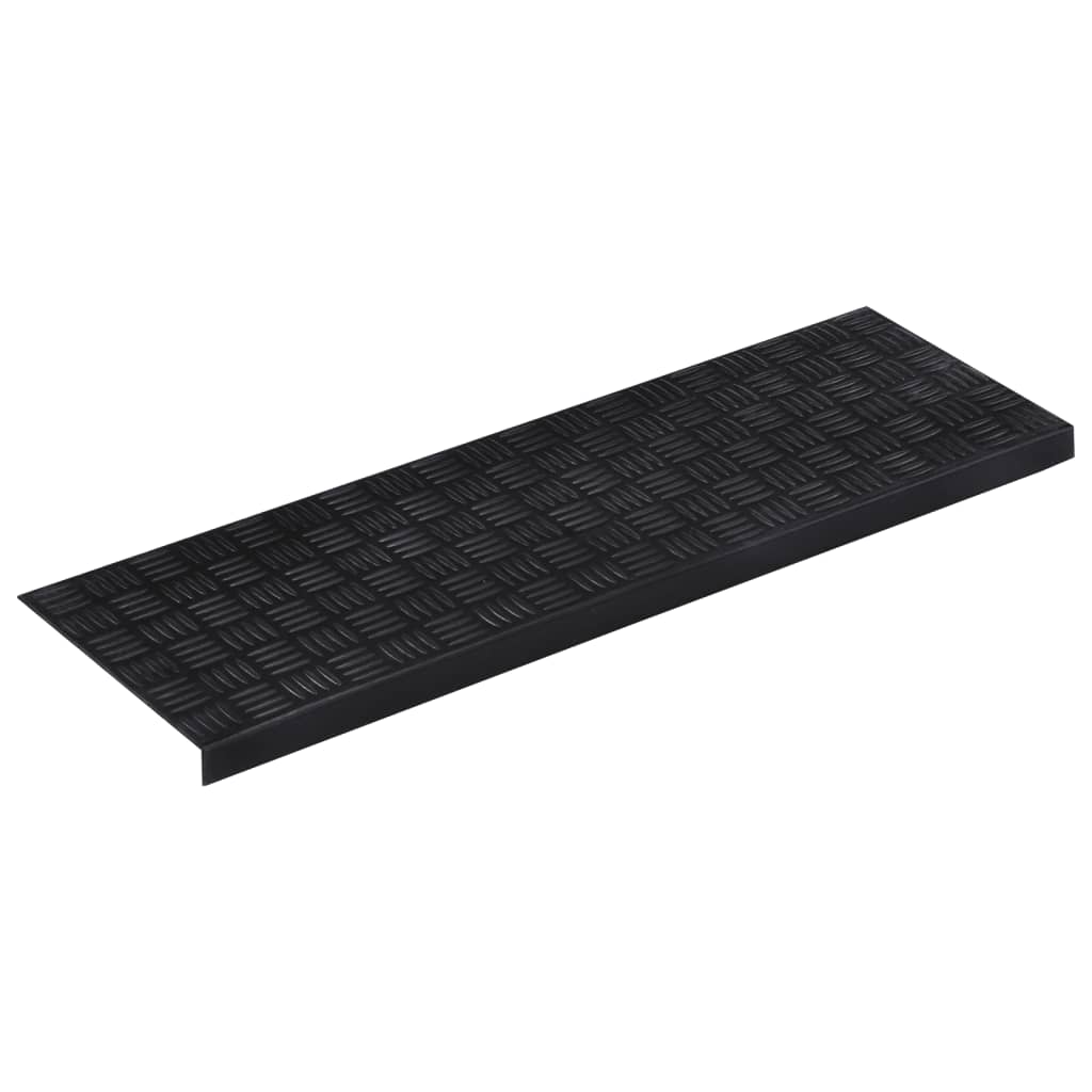 Trapmatten 10 st 25x75 cm rubber is nu te koop bij PeponiXL, paradijselijk wonen!