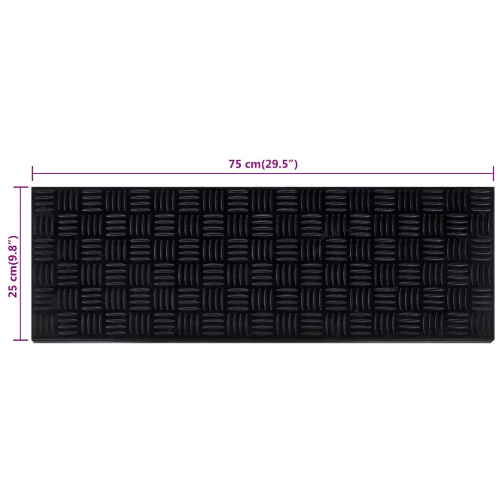 Trapmatten 10 st 25x75 cm rubber is nu te koop bij PeponiXL, paradijselijk wonen!