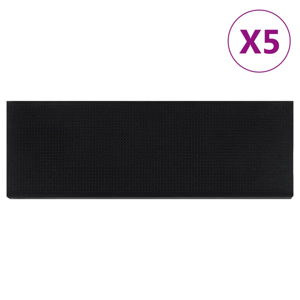 Trapmatten 5 st 25x75 cm rubber is nu te koop bij PeponiXL, paradijselijk wonen!