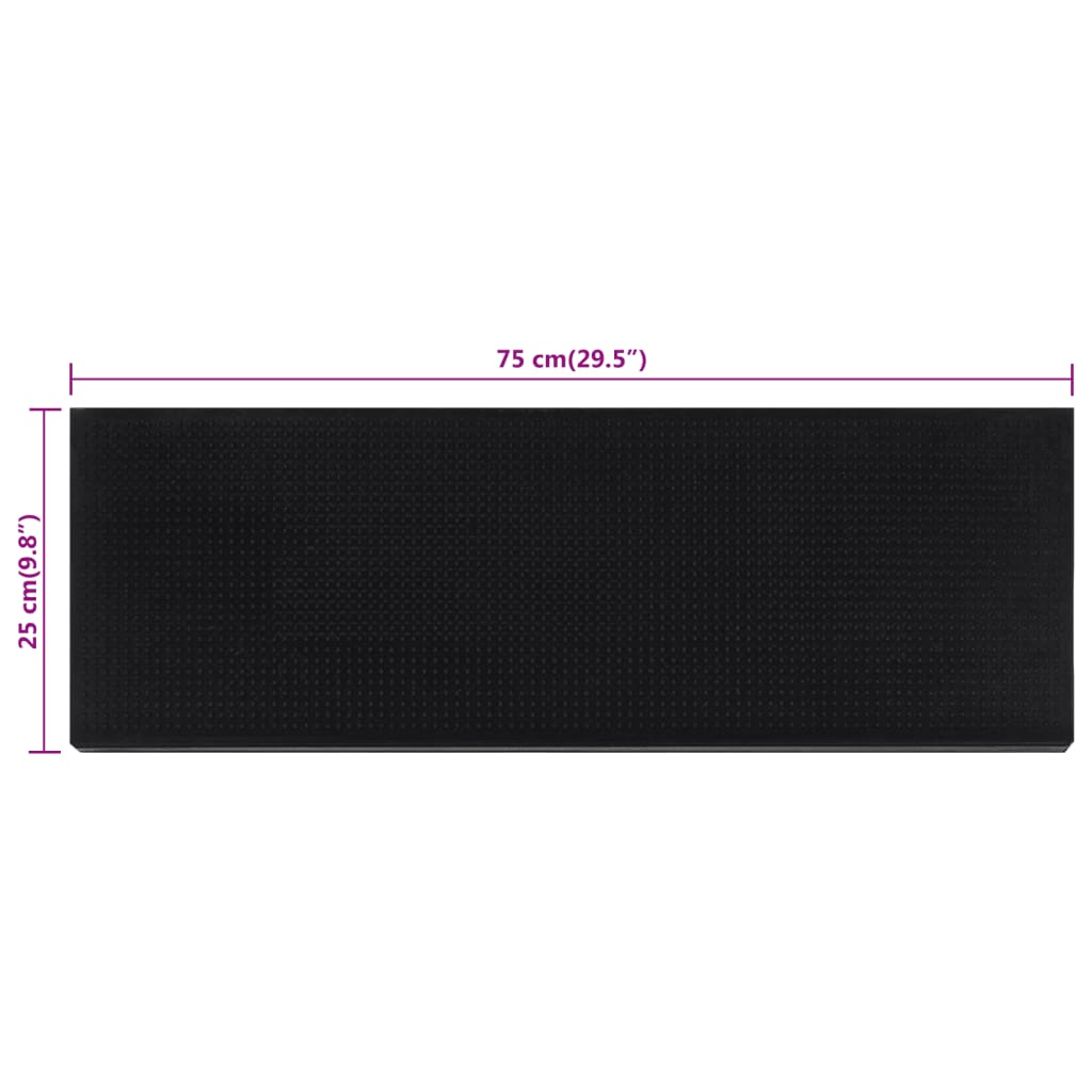 Trapmatten 5 st 25x75 cm rubber is nu te koop bij PeponiXL, paradijselijk wonen!