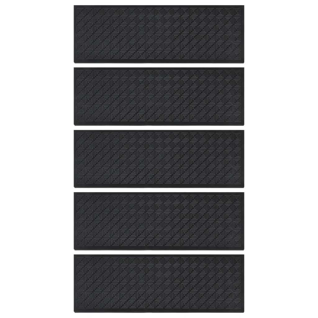Trapmatten 5 st 25x75 cm rubber is nu te koop bij PeponiXL, paradijselijk wonen!