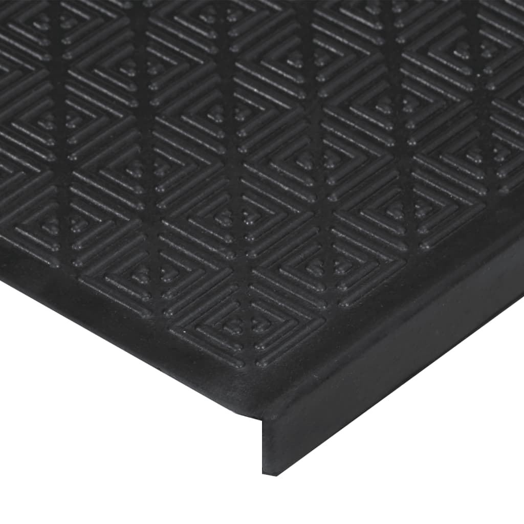 Trapmatten 10 st 25x75 cm rubber is nu te koop bij PeponiXL, paradijselijk wonen!