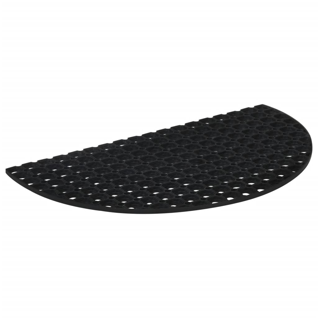 Deurmat halfrond 45x75 cm rubber is nu te koop bij PeponiXL, paradijselijk wonen!