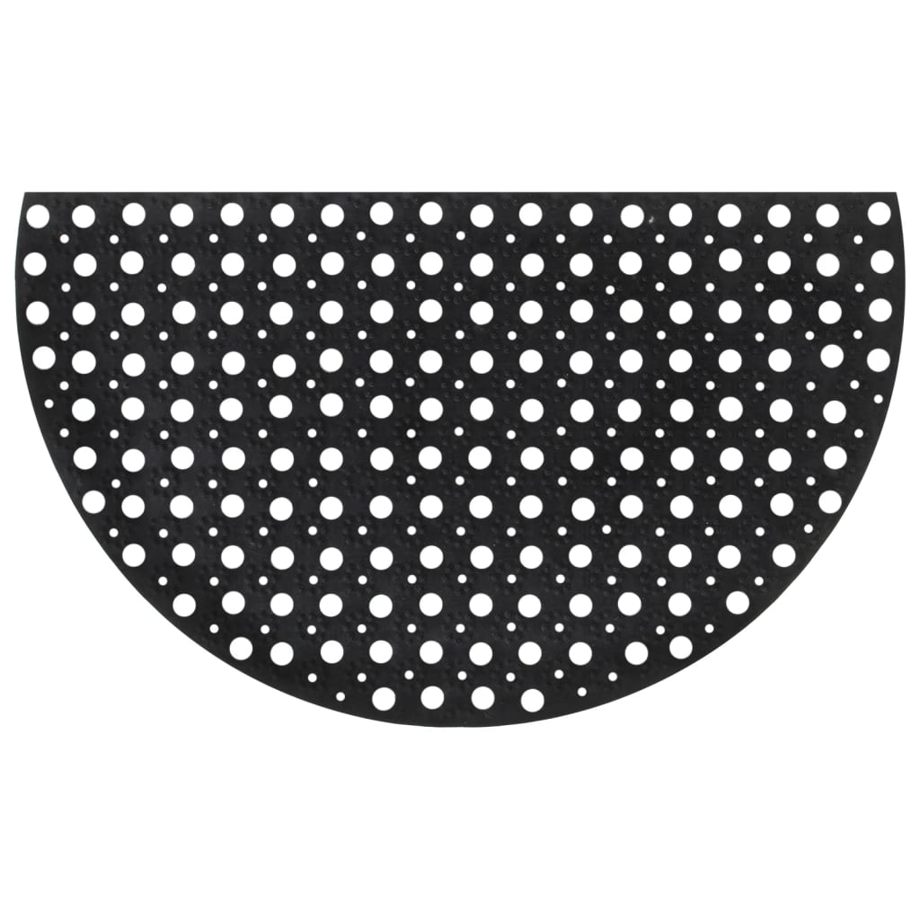 Deurmat halfrond 45x75 cm rubber is nu te koop bij PeponiXL, paradijselijk wonen!