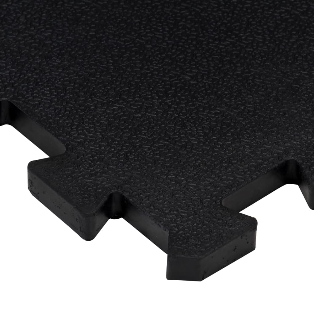 Rubbertegels 16 st 16 mm 30x30 cm zwart is nu te koop bij PeponiXL, paradijselijk wonen!