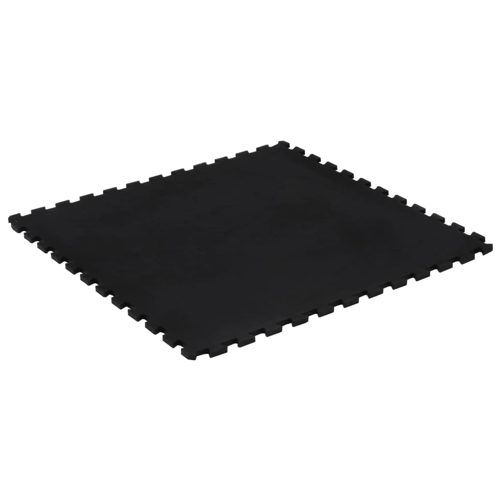 Rubbertegel 12 mm 100x100 cm zwart is nu te koop bij PeponiXL, paradijselijk wonen!