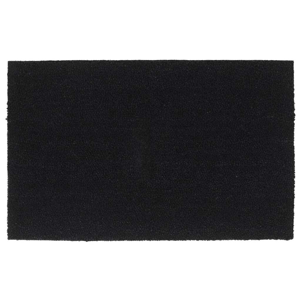 Deurmat 50x80 cm getufte kokosvezel zwart is nu te koop bij PeponiXL, paradijselijk wonen!