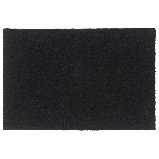 Deurmat 60x90 cm getufte kokosvezel zwart is nu te koop bij PeponiXL, paradijselijk wonen!