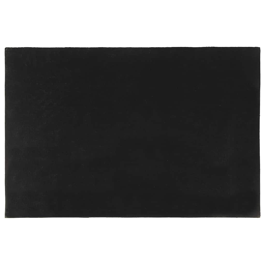 Deurmat 60x90 cm getufte kokosvezel zwart is nu te koop bij PeponiXL, paradijselijk wonen!