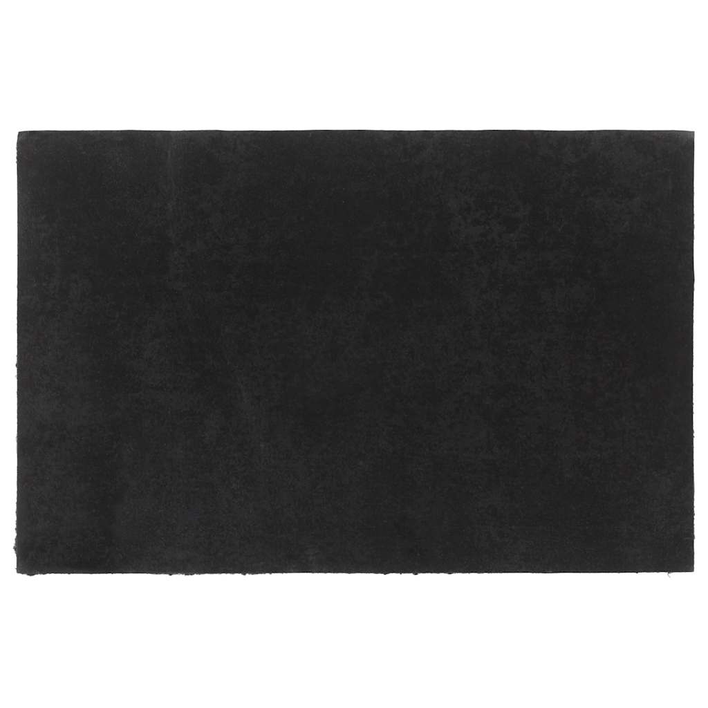 Deurmat 65x100 cm getufte kokosvezel zwart is nu te koop bij PeponiXL, paradijselijk wonen!
