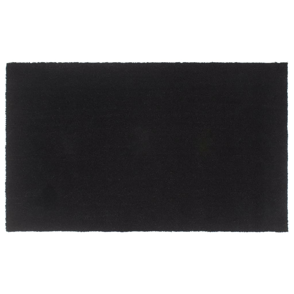 Deurmat 90x150 cm getufte kokosvezel zwart is nu te koop bij PeponiXL, paradijselijk wonen!