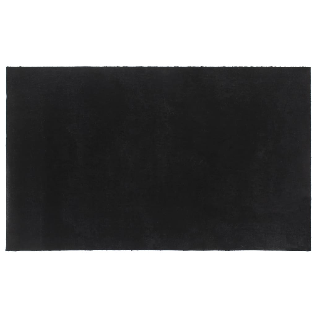 Deurmat 90x150 cm getufte kokosvezel zwart is nu te koop bij PeponiXL, paradijselijk wonen!
