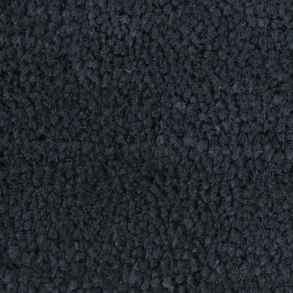 Deurmat 90x150 cm getufte kokosvezel donkergrijs is nu te koop bij PeponiXL, paradijselijk wonen!