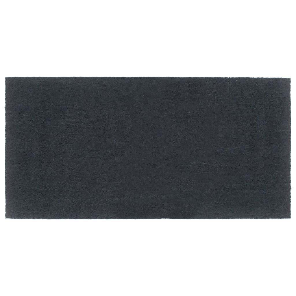 Deurmat 100x200 cm getufte kokosvezel donkergrijs is nu te koop bij PeponiXL, paradijselijk wonen!