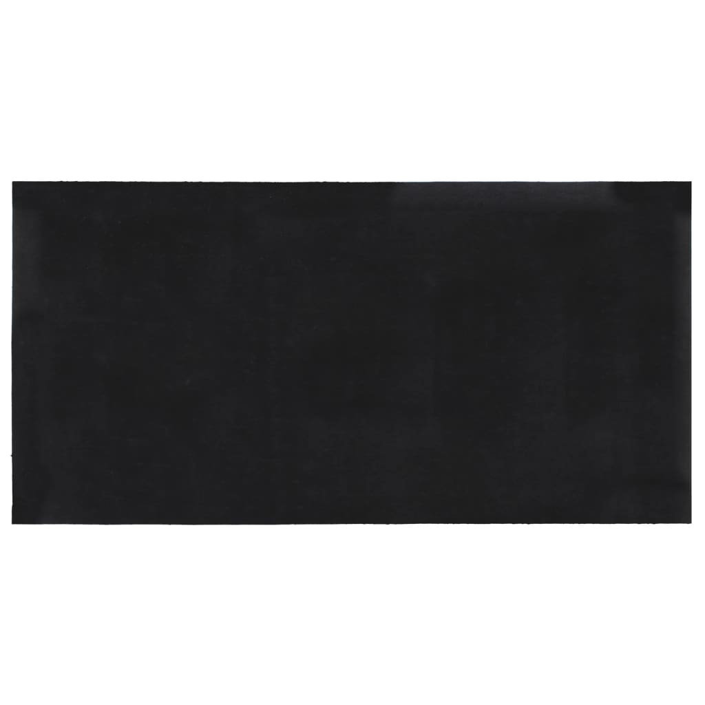 Deurmat 100x200 cm getufte kokosvezel donkergrijs is nu te koop bij PeponiXL, paradijselijk wonen!