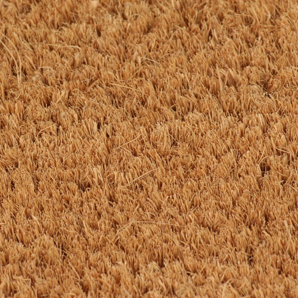 Deurmat 65x100 cm getufte kokosvezel naturel is nu te koop bij PeponiXL, paradijselijk wonen!