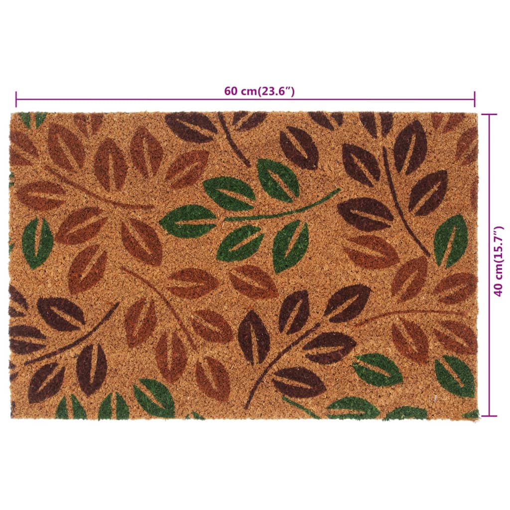 Deurmat 40x60 cm getufte kokosvezel naturel is nu te koop bij PeponiXL, paradijselijk wonen!