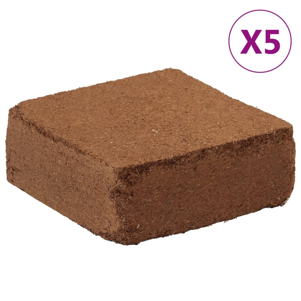 Kokosvezelblokken 5 st 5 kg elk 25 kg totaal is nu te koop bij PeponiXL, paradijselijk wonen!