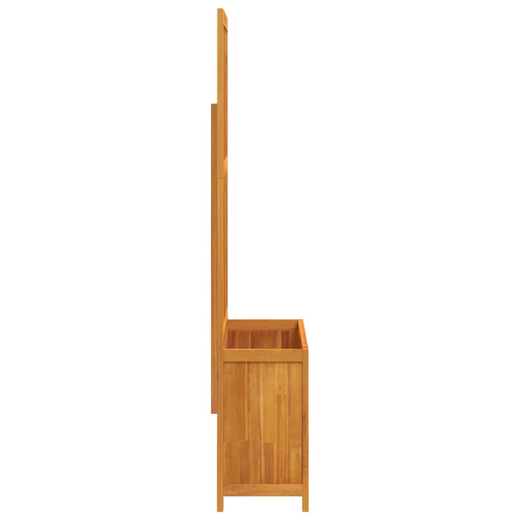 Plantenbak met latwerk 100x32x165 cm massief acaciahout is nu te koop bij PeponiXL, paradijselijk wonen!