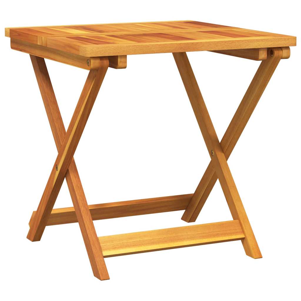Tuintafel inklapbaar 50x50x50 cm massief acaciahout is nu te koop bij PeponiXL, paradijselijk wonen!